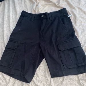 Twill cargo shorts with flex gap